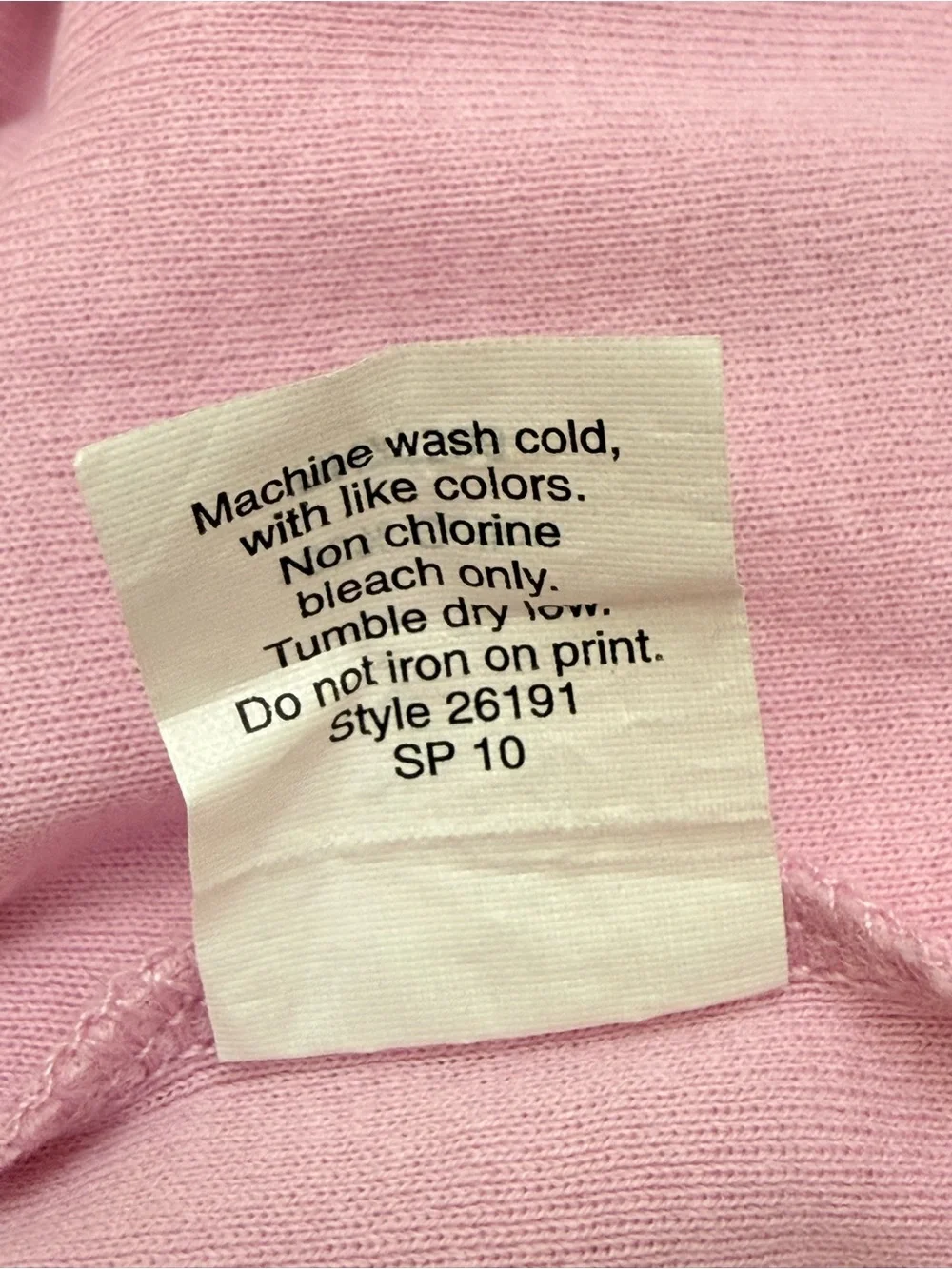 J. Crew Pink Scoop Neck Short Sleeve Tee